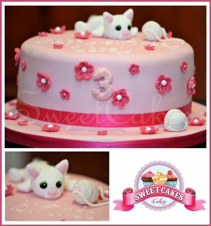 Pink Cat Cake