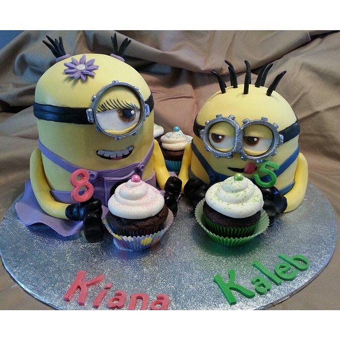 3D Minion Birthday cake