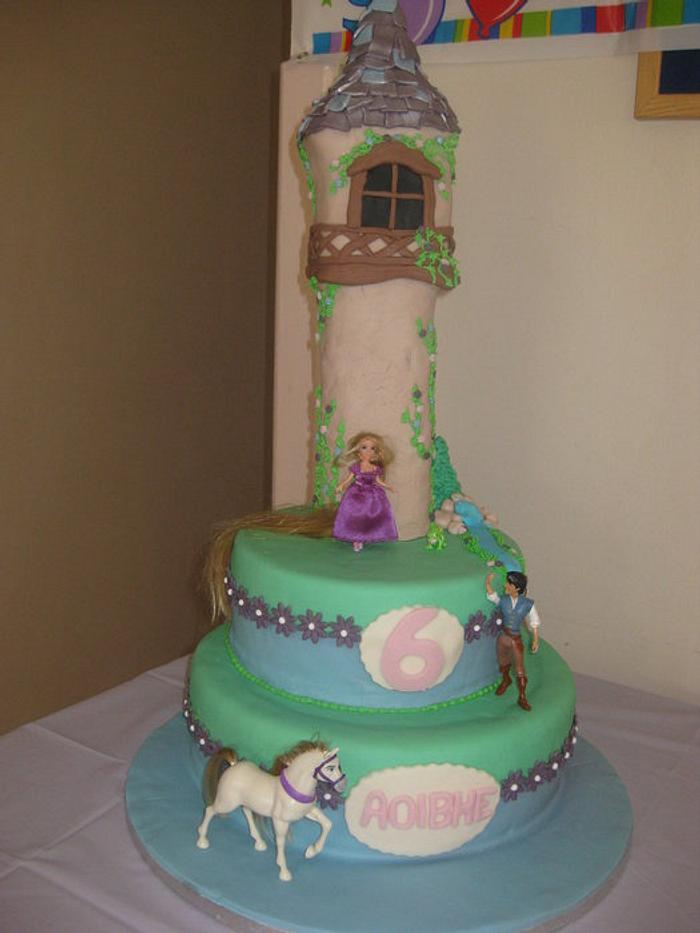 Tangled Theme Cake