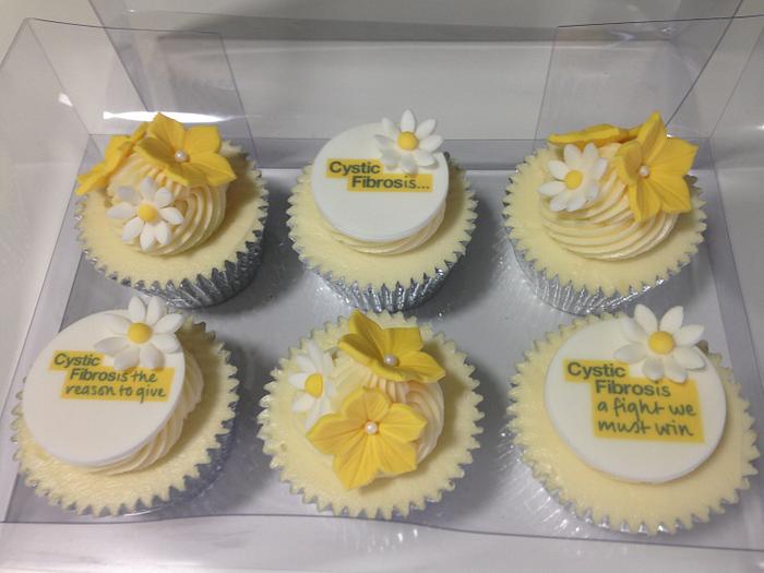 Cystic Fibrosis Charity Raffle Cup Cake Gift Set