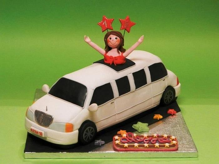 Limousine Birthday Cake