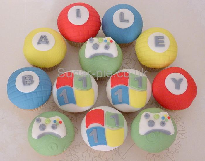 Xbox & Microsoft cupcakes