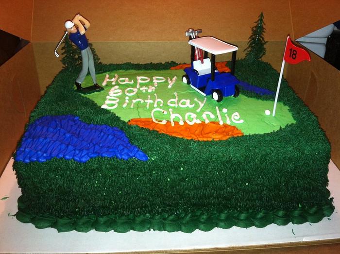 Golf lover's cake
