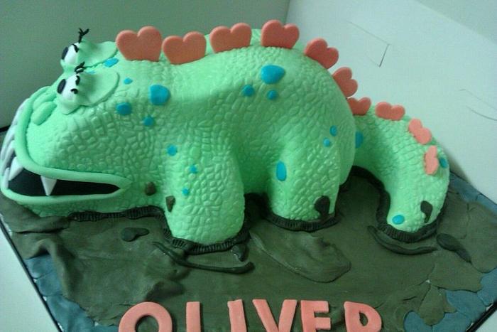 Dinosaur cake
