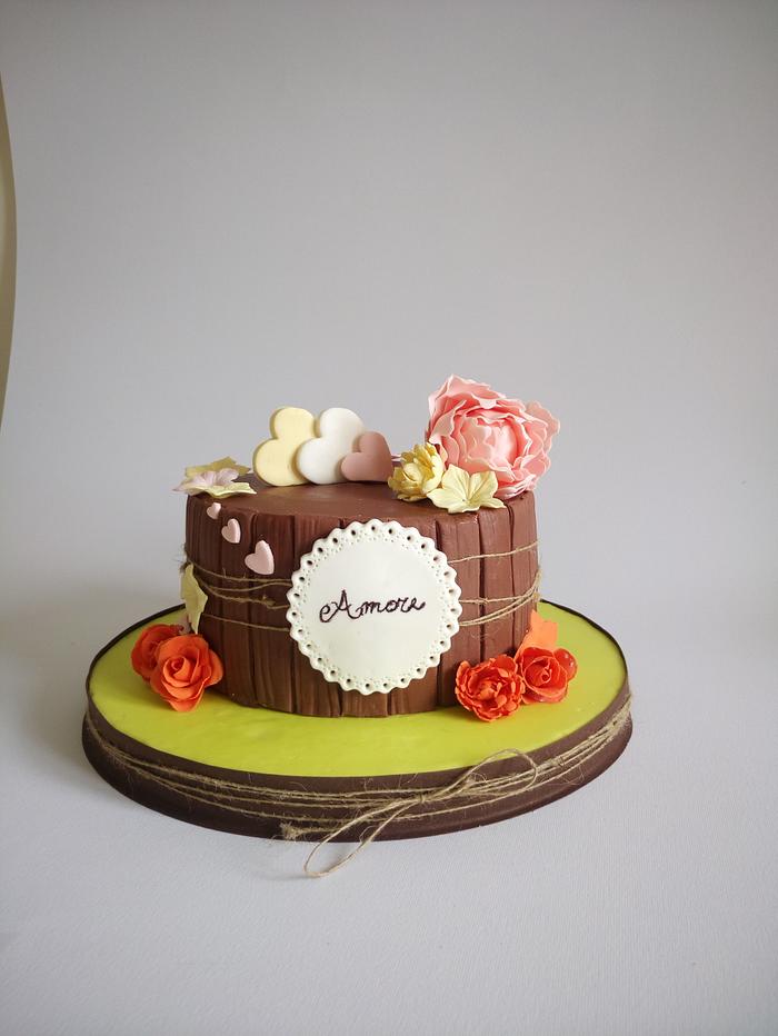 Shabby cake