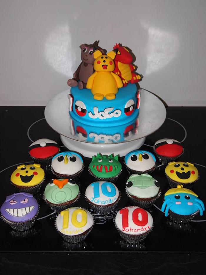 Pokemon cake/cupcakes