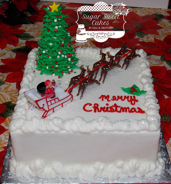 Sant & Christmas Tree