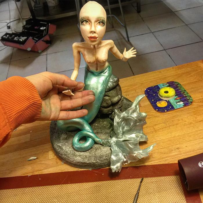 Working on mermaid project