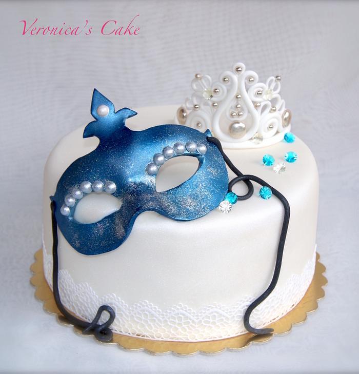 Venice Mask Cake