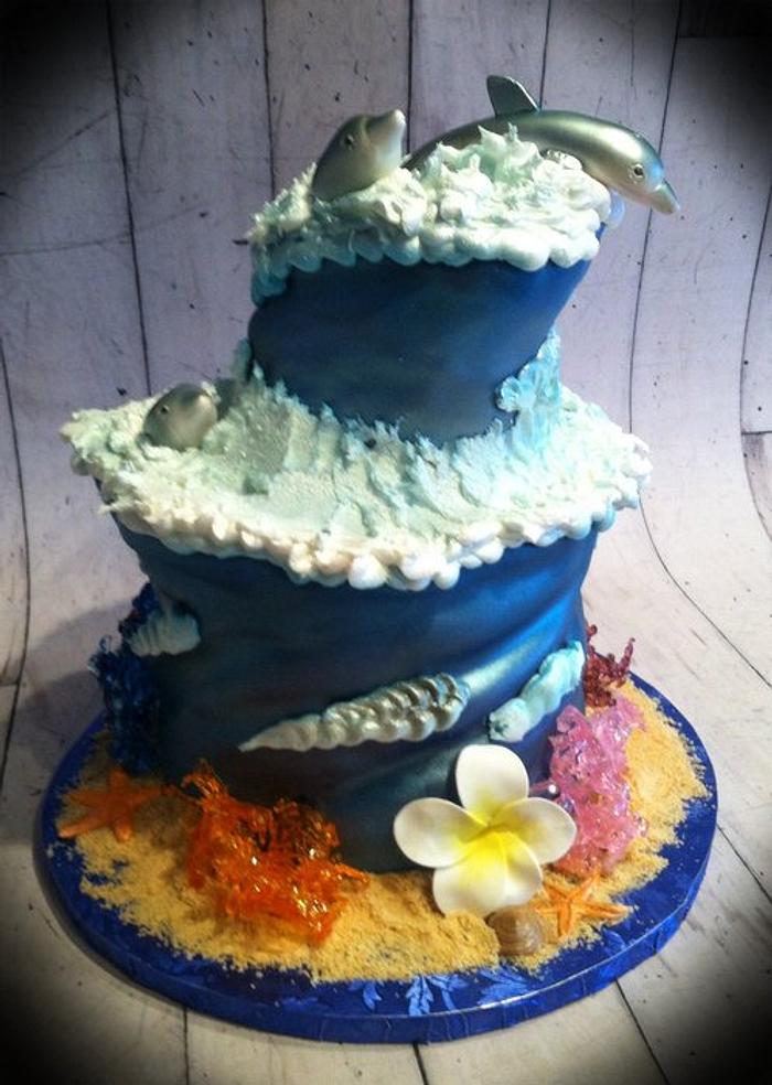 Dolphin cake 