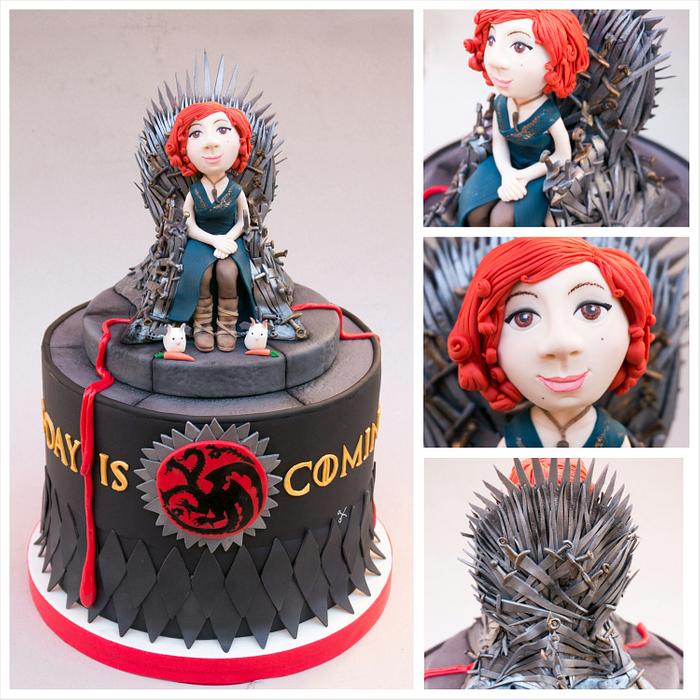 Game Of Thrones Cake - Decorated Cake by TARTARTE - CakesDecor