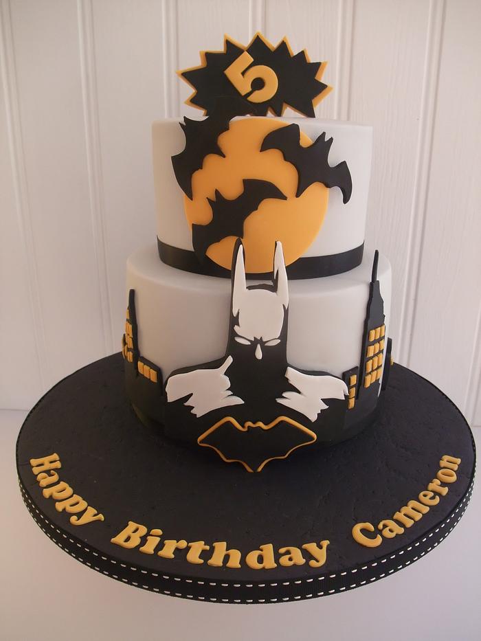 Batman themed cake 