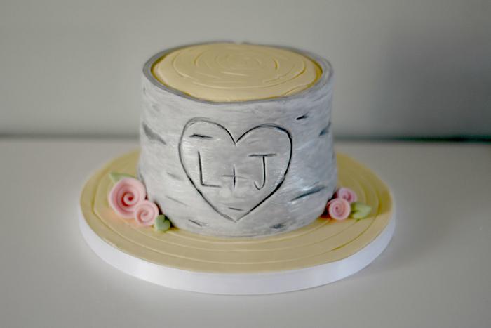Sample wedding cake! 