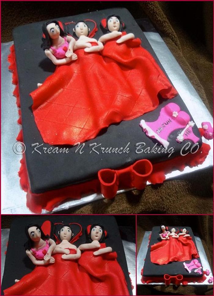 naughty couple cake