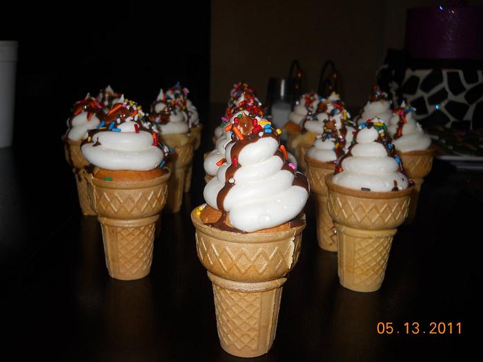 Ice cream Cupcakes