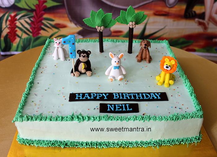 Animals cake