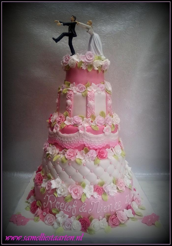 Romantic Wedding cake