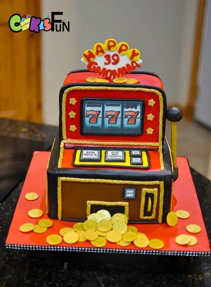Slot machine cake