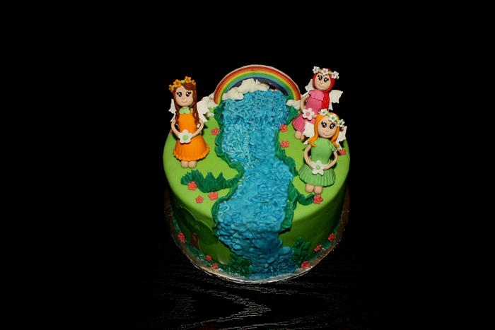 Cake with fairies