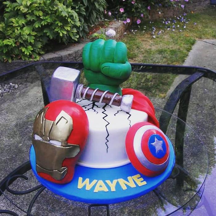 Avengers cake