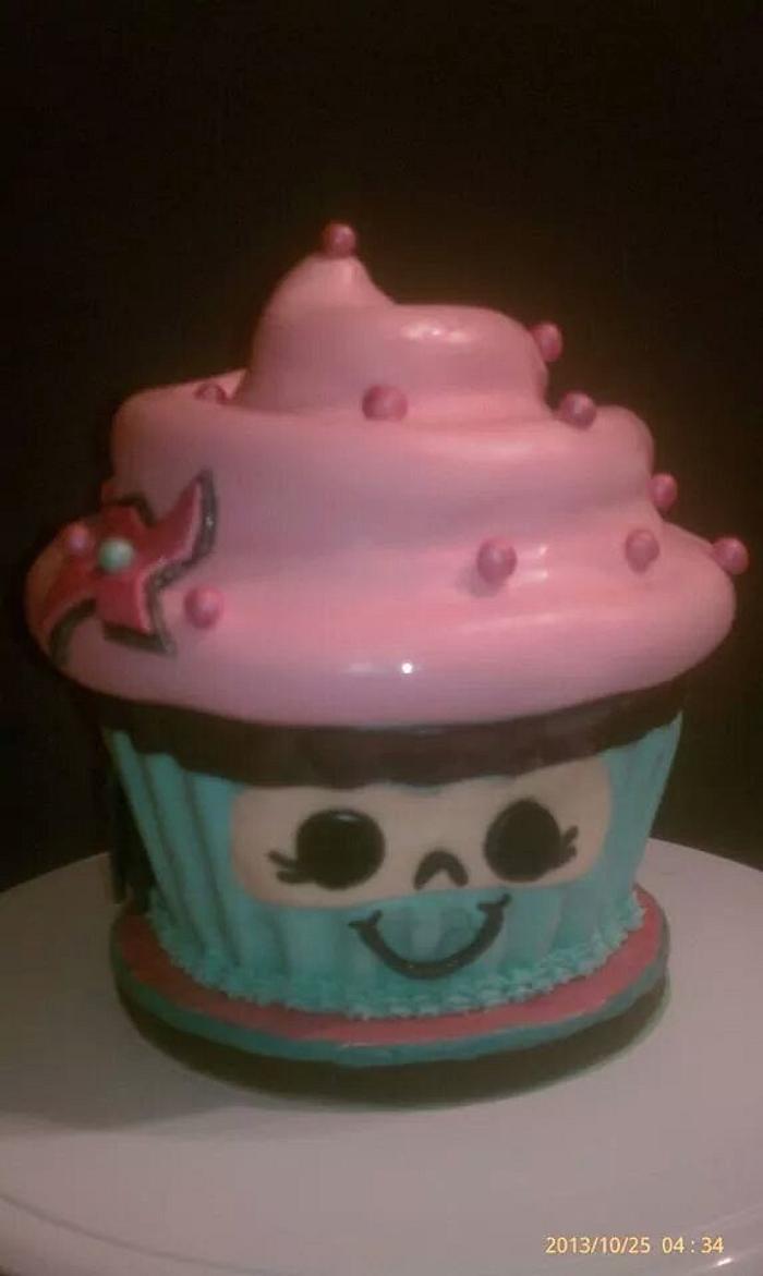 Cupcake Ninja 1st Birthday Cake