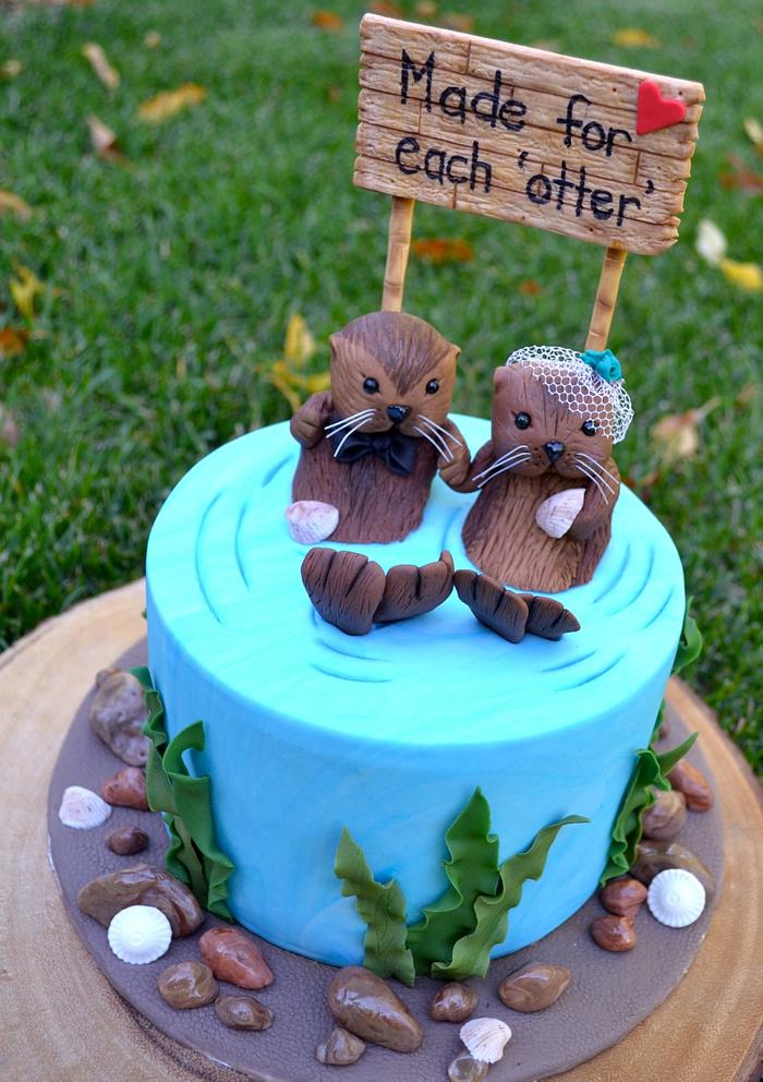 Sea otter cake