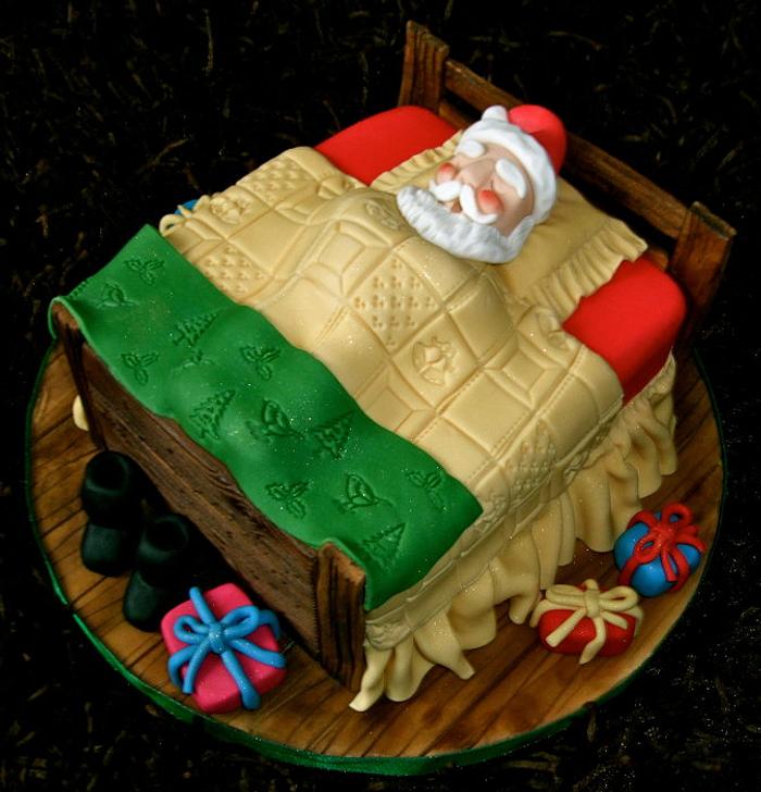 Father christmas cake
