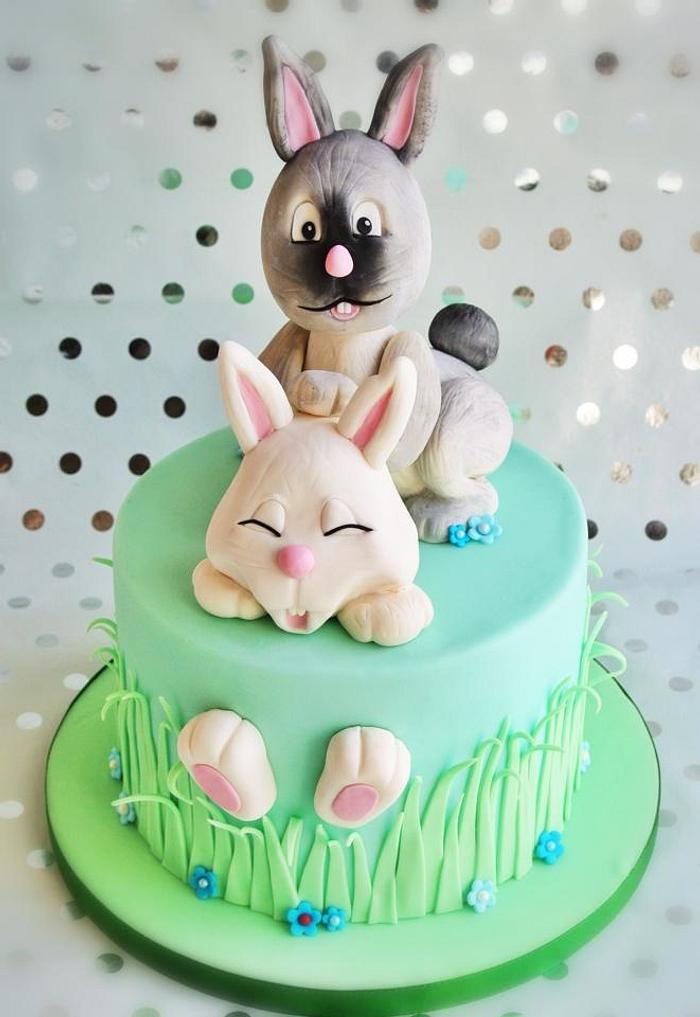 happy rabbit cake