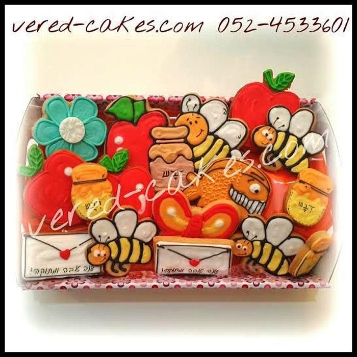 decorated cartoon cookies