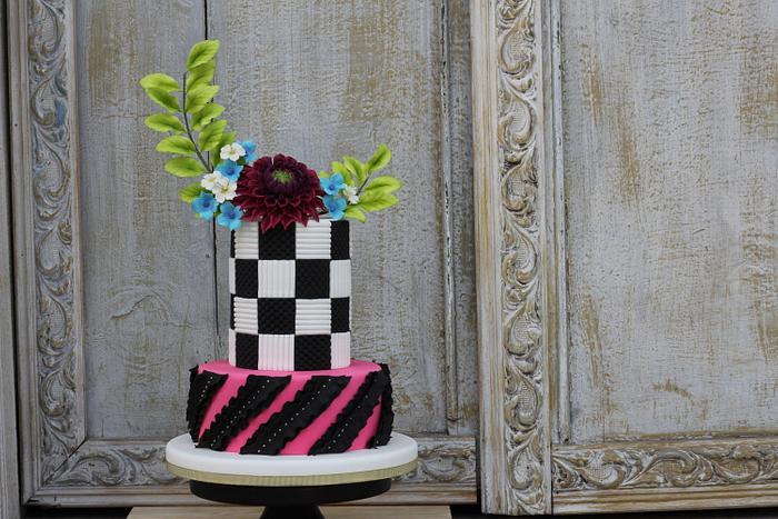 Dahlia Flower cake