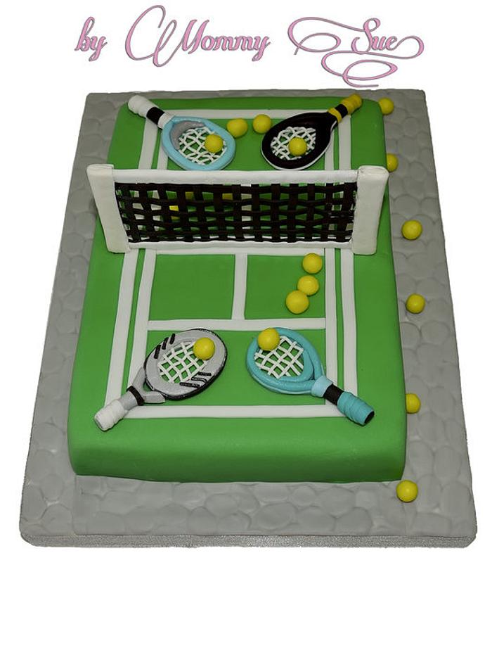Tennis Themed Cake