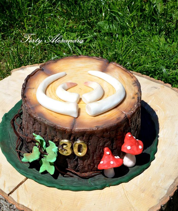 Cake for hunting 