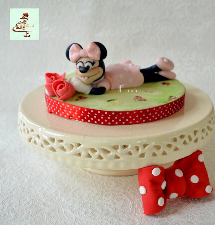 Minnie Mouse cake toppe