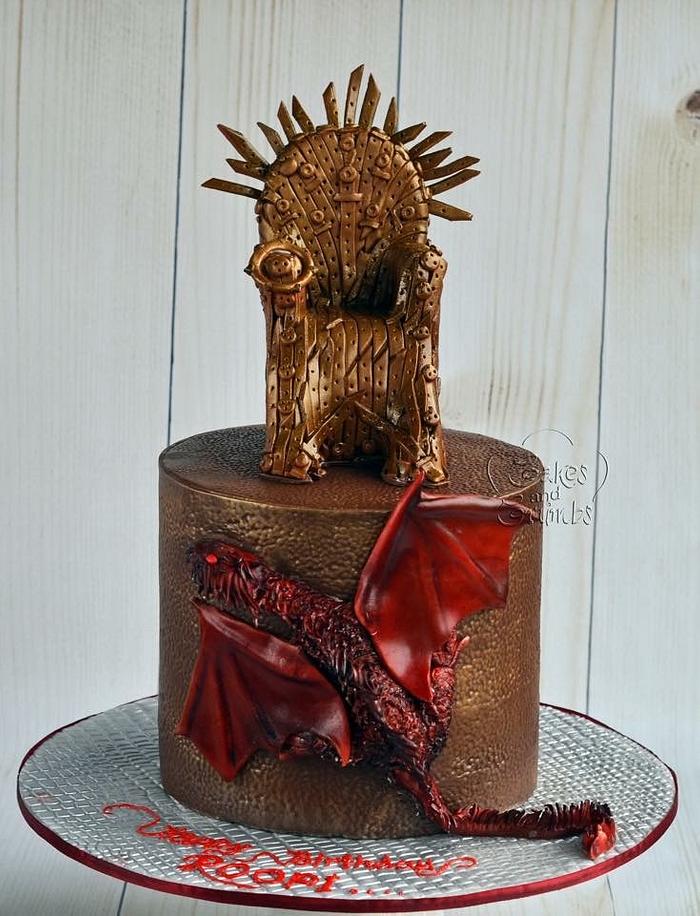 Games of Thrones cake .. - Decorated Cake by Hima bindu - CakesDecor