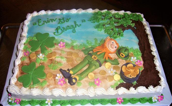 St Patrick's cake