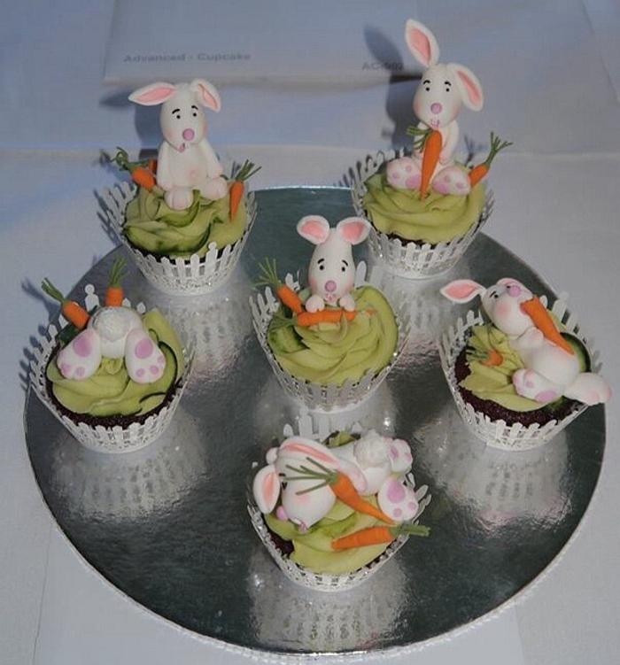 Little rabbits cupcakes