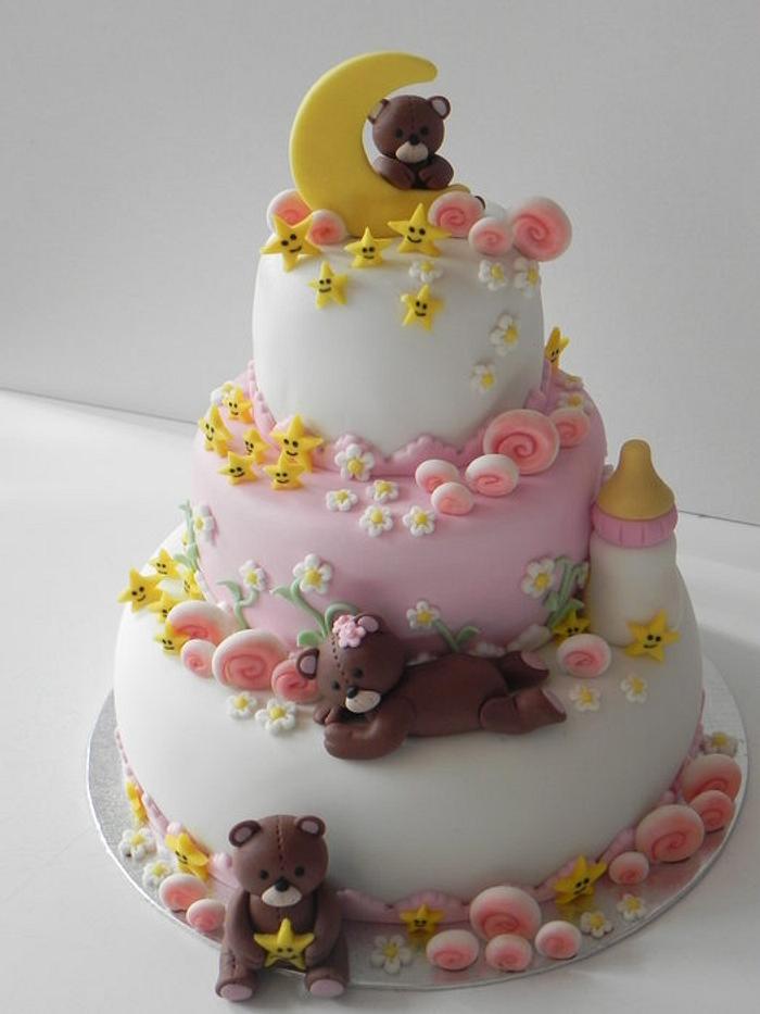 cake baby shower bear 