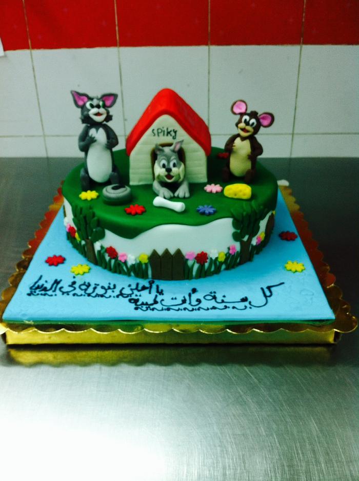 tom and jerry cake 