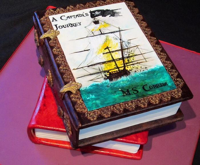 Pirate Book Cake