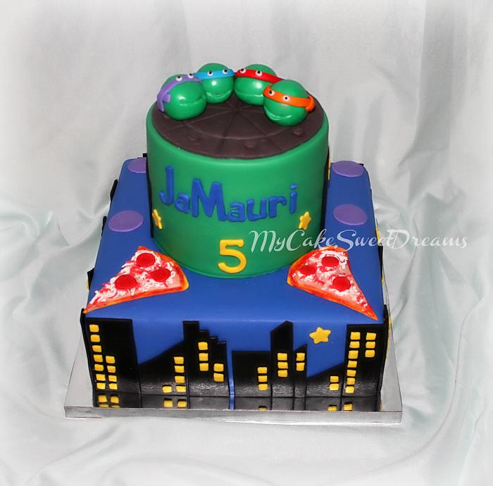 Ninja Turtles Birthday Cake