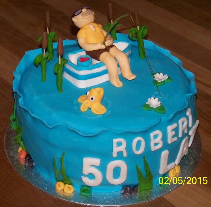 Fishing cake.