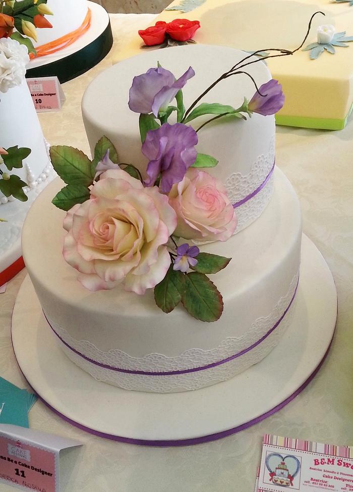 My first flower cake :)