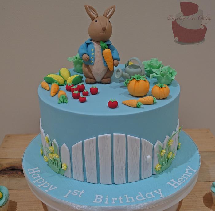 Peter Rabbit Birthday Cake