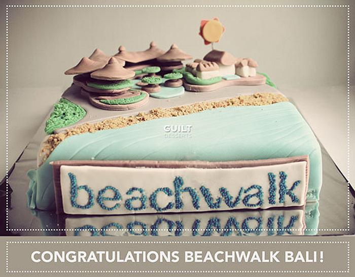 Beachwalk Bali Opening Cake