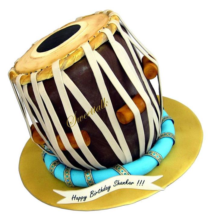 Tabla Cake (Classical Indian percussion instrument)