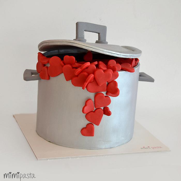 Pot of Love Cake