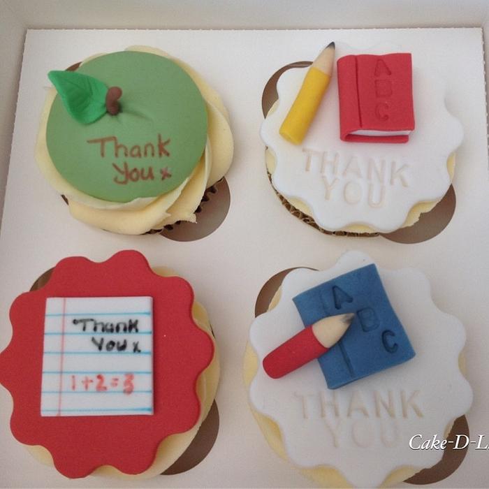 Teachers Cupcakes 