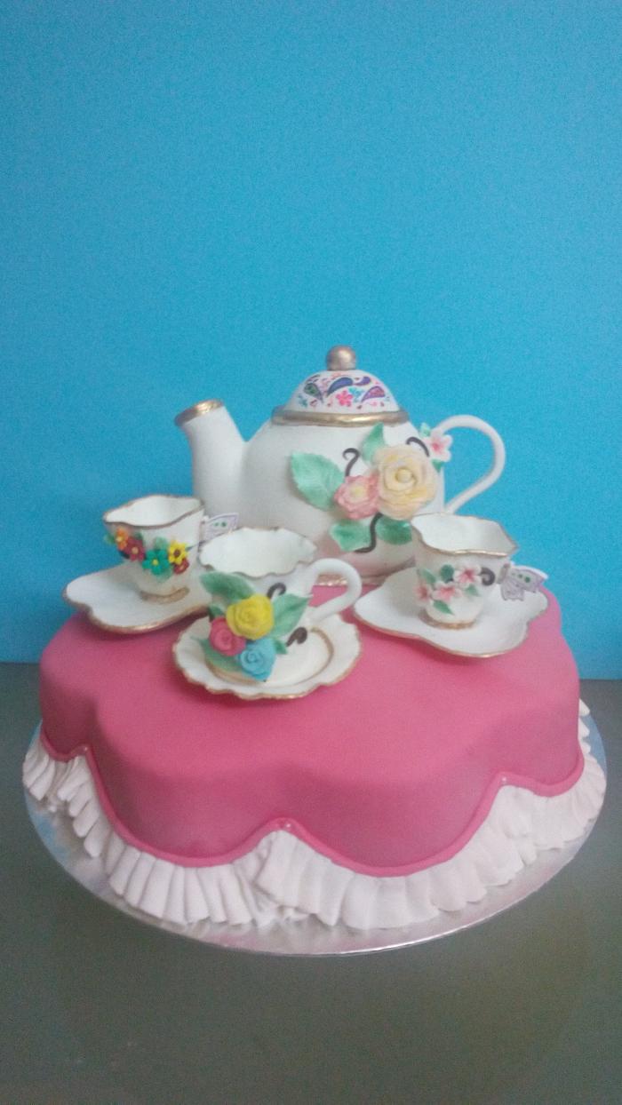 Tea party cake