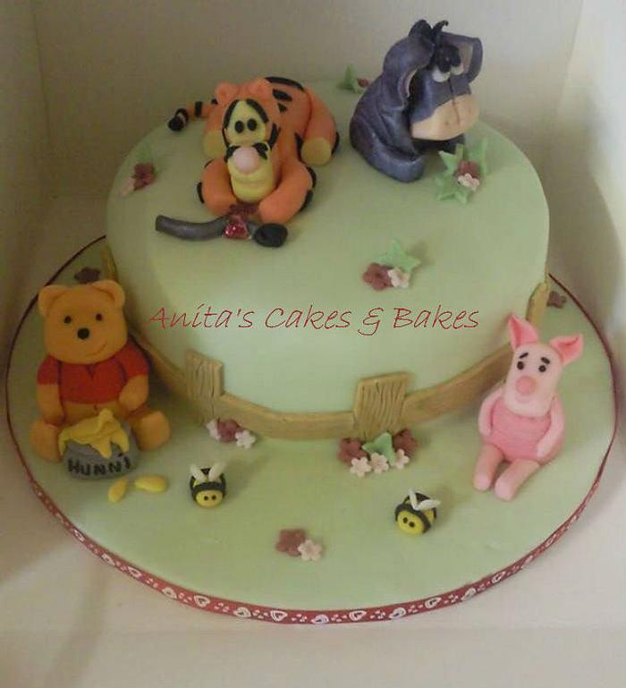 Hundred Acre Wood Character Cake