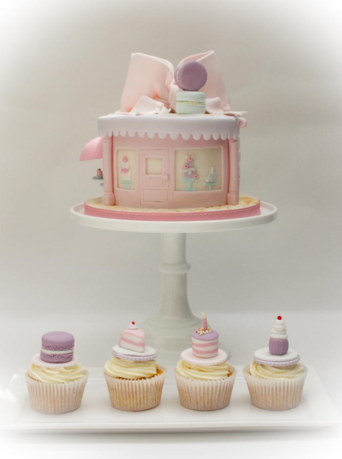 Cake shop and cupcakes